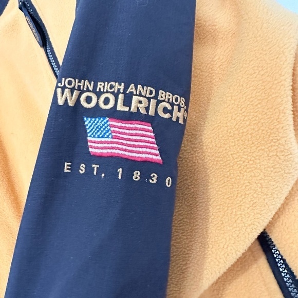 Vintage Woolrich 90s Polartec Pullover Fleece Mens Size XL Blue Made In USA - Picture 5 of 7